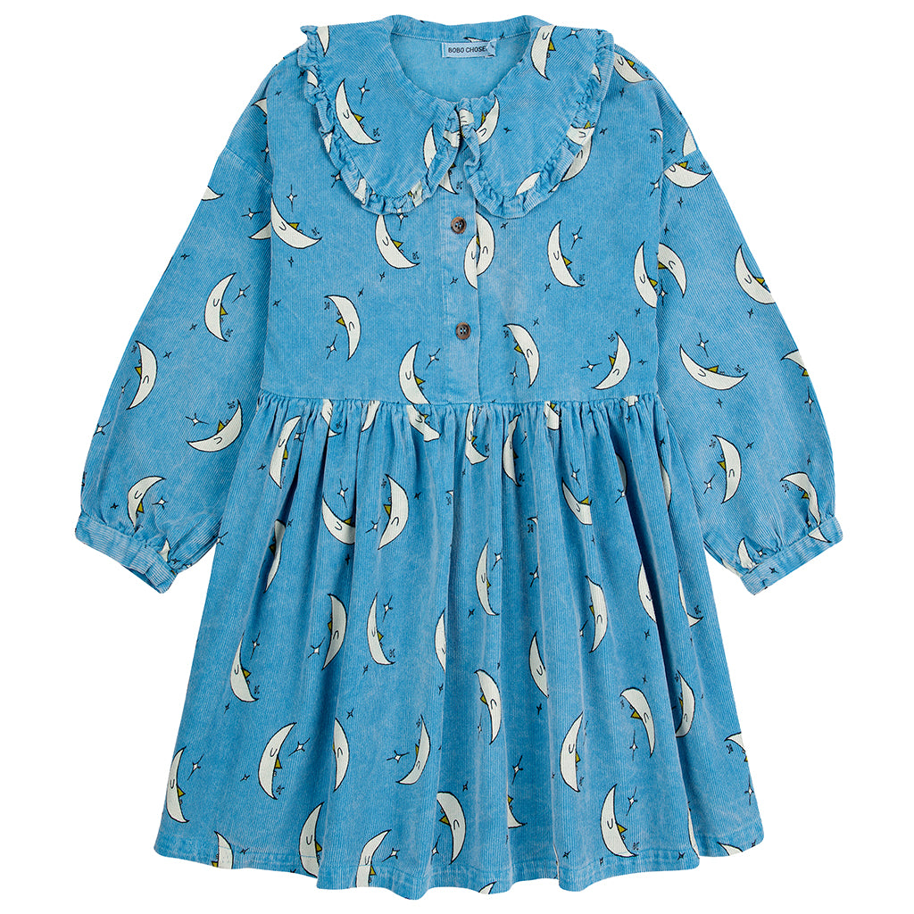 Bobo Choses Child Beneath The Moon All Over Dress Light Blue