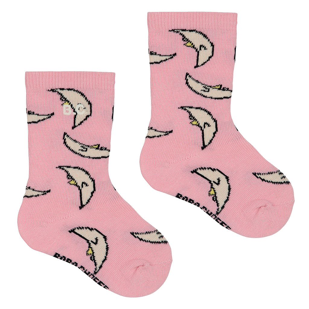 Bobo Choses Baby Beneath The Moon All Over Socks Pink