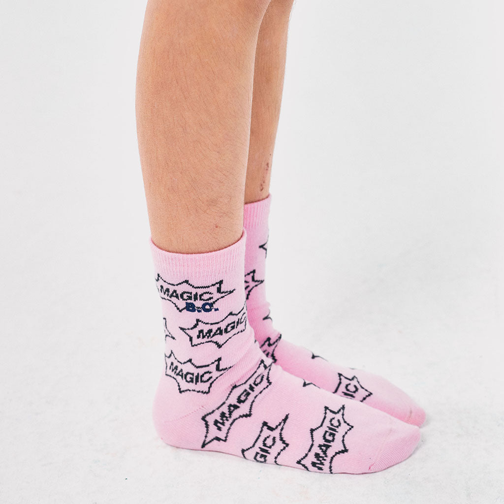 Bobo Choses Child It's Magic All Over Socks Light Pink