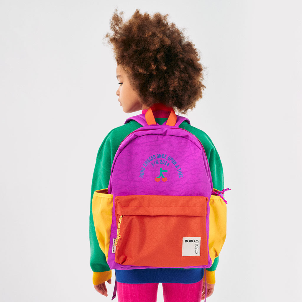 Bobo Choses Child Cherry Colour Block Backpack Multicolour