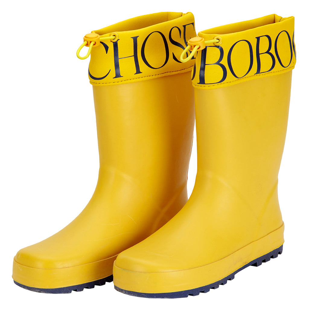 Bobo Choses Child Rain Boots Yellow