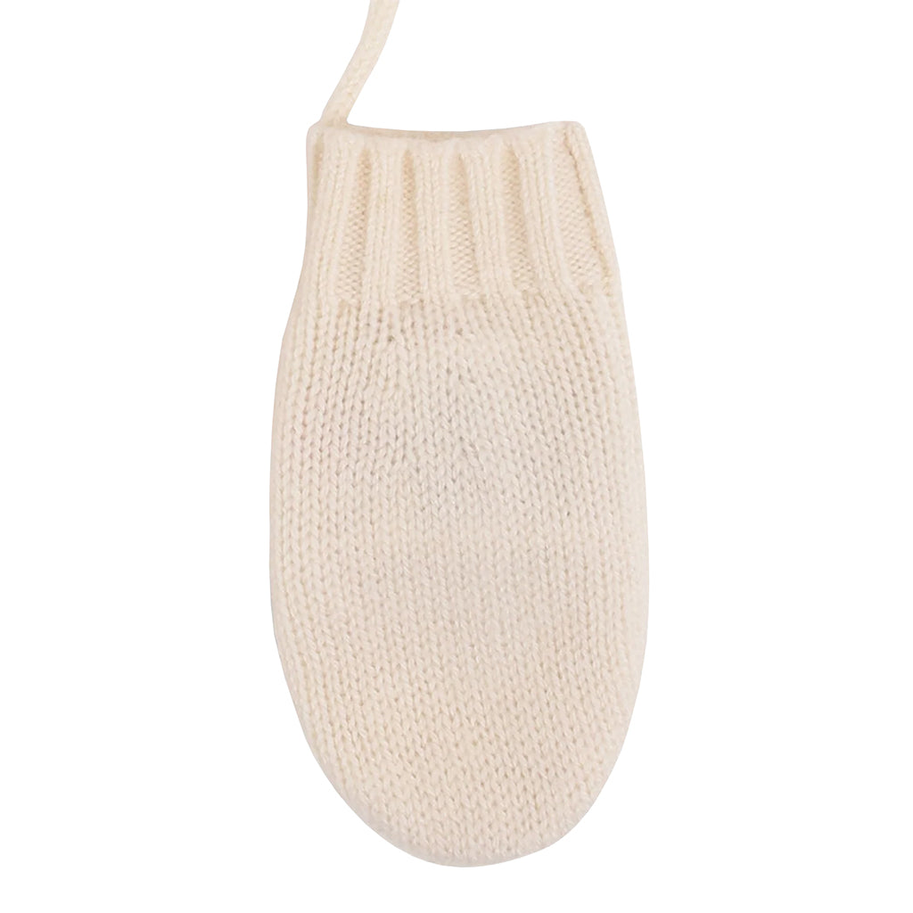 Bonpoint Baby Cashmere Mittens Milk Cream