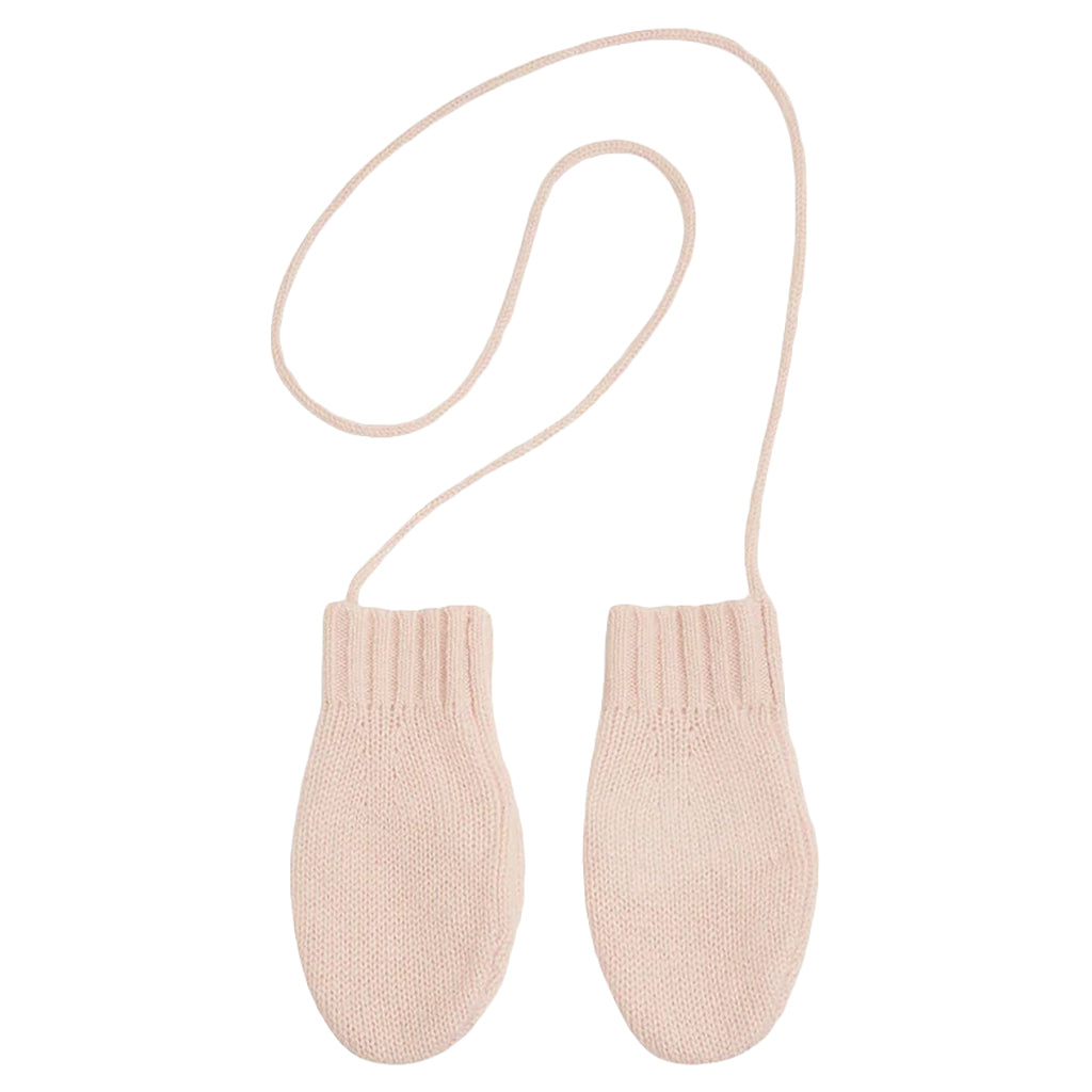 Bonpoint Baby Cashmere Mittens Light Pink