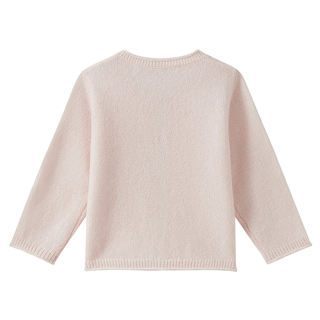 Bonpoint Baby Cashmere Cardigan Light Pink