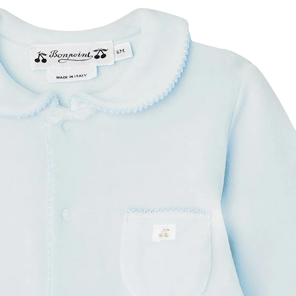 Bonpoint Baby Talou Pyjamas Blue Grey