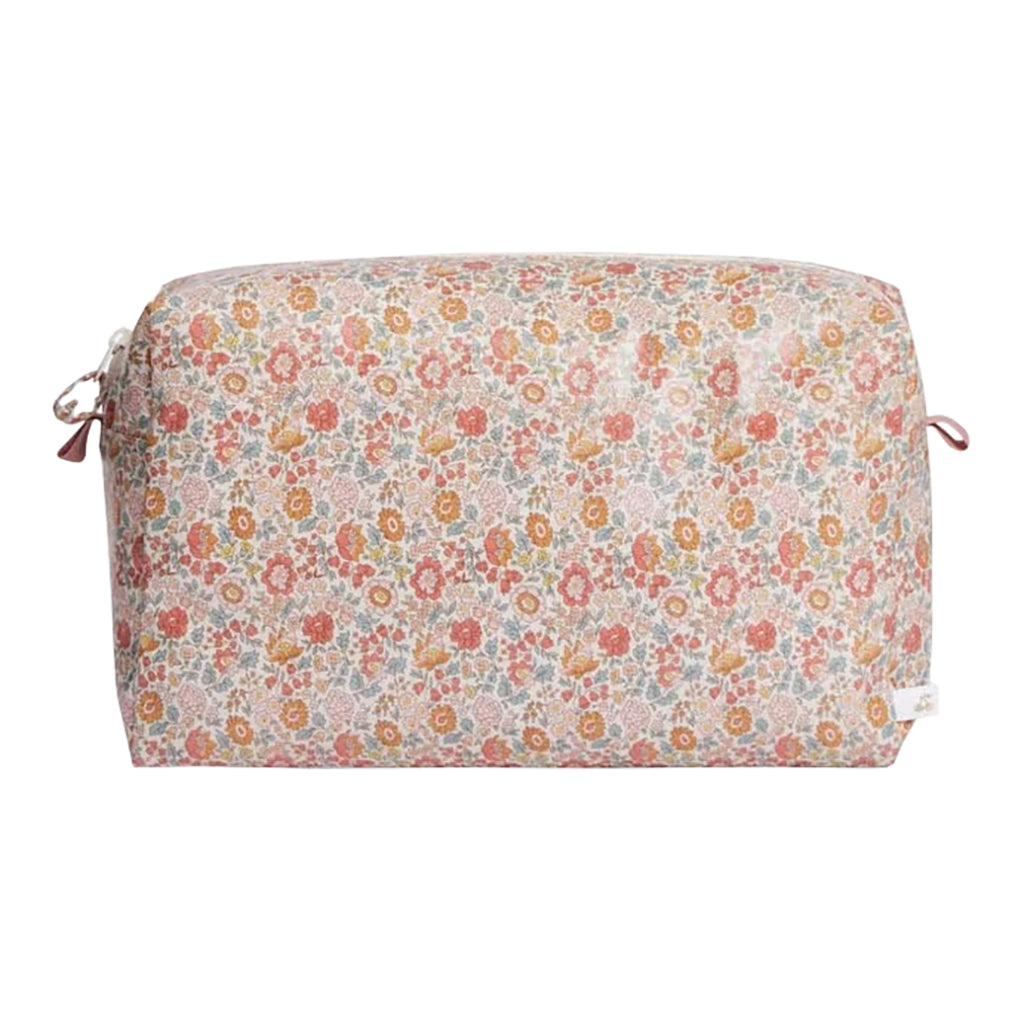 Bonpoint Toiletry Bag Liberty Orange Floral Print