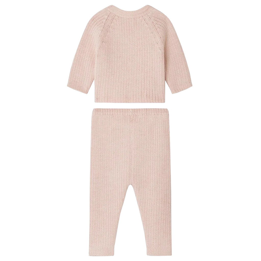 Bonpoint Baby Theva Two Piece Set Rose Pink