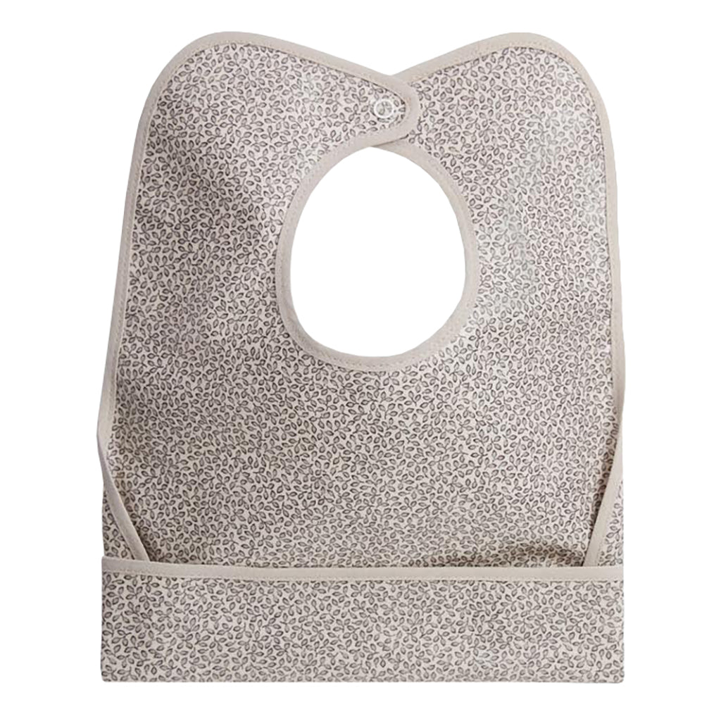 Bonpoint Baby Clip Bib Liberty Light Grey Print