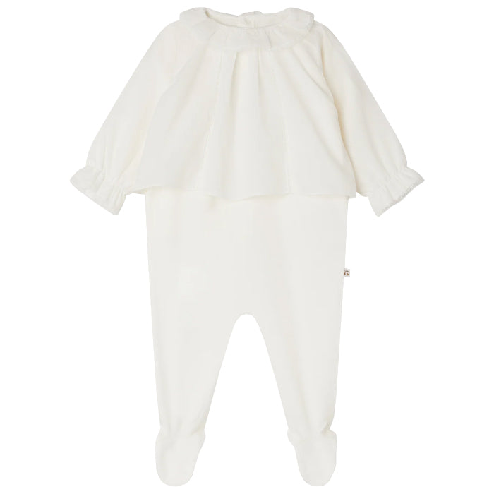 Bonpoint Baby Breeze Pyjamas Milk White