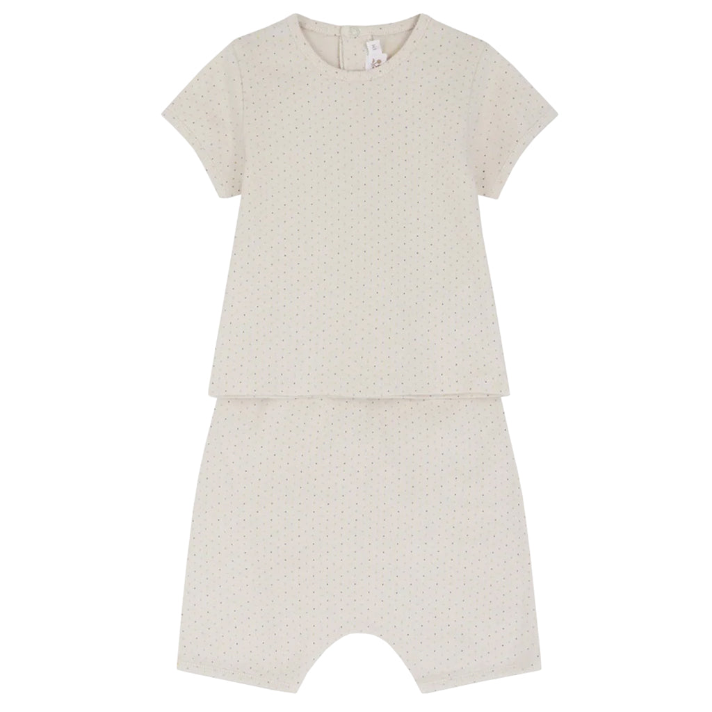 Bonpoint Baby Fanilo Two Piece Set Grey
