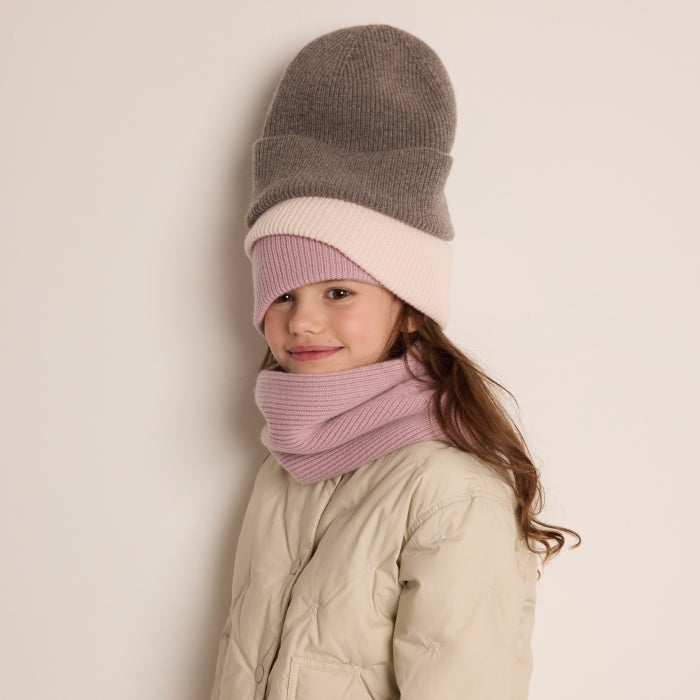 Bonpoint Child Benny Cashmere Hat Chestnut Brown