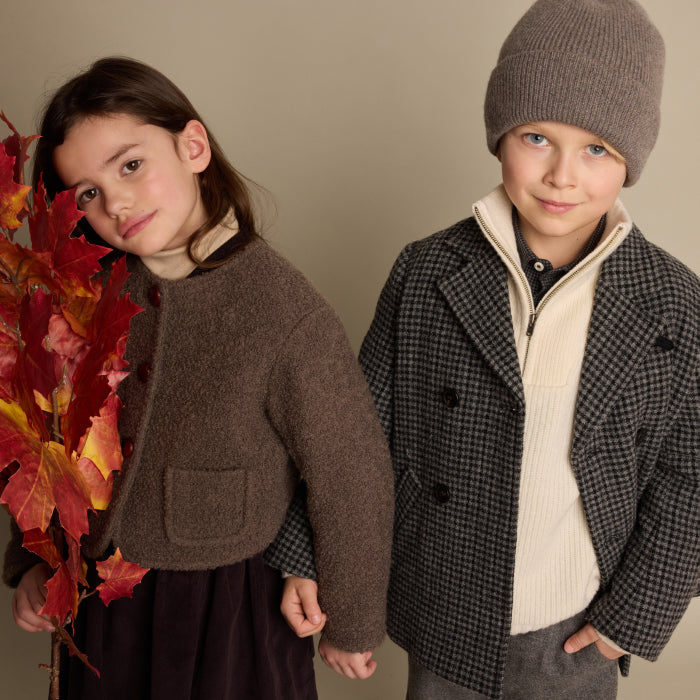 Bonpoint Child Benny Cashmere Hat Chestnut Brown