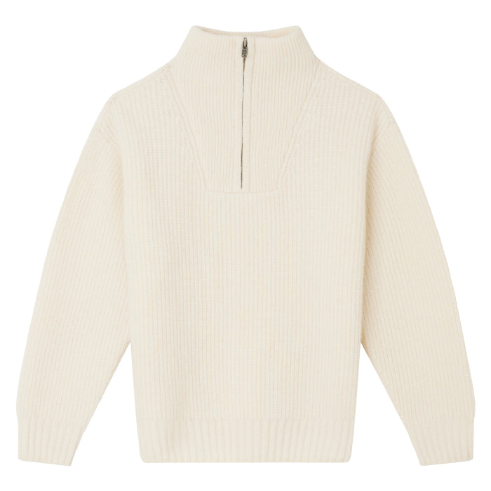 Bonpoint Child Baldo Sweater Ecru Cream