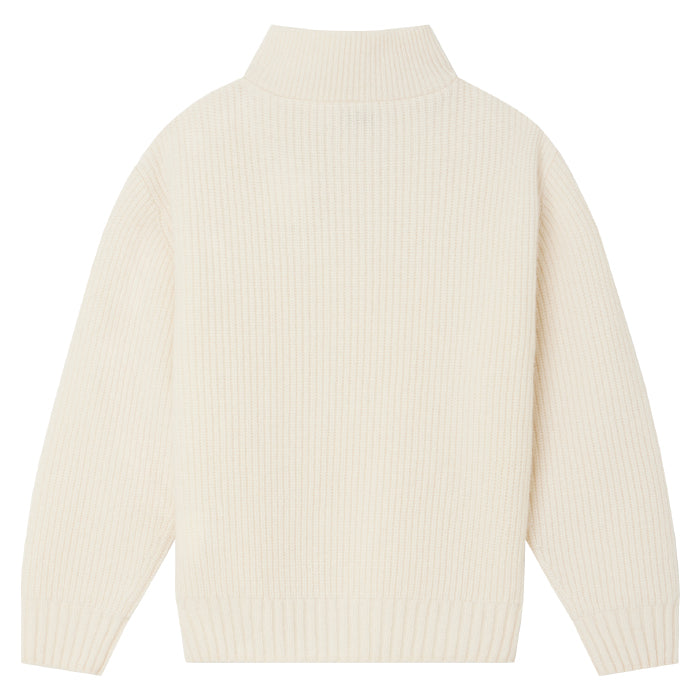 Bonpoint Child Baldo Sweater Ecru Cream