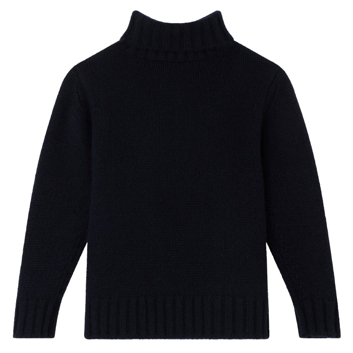 Bonpoint Child Temperance Cashmere Sweater Marine Blue