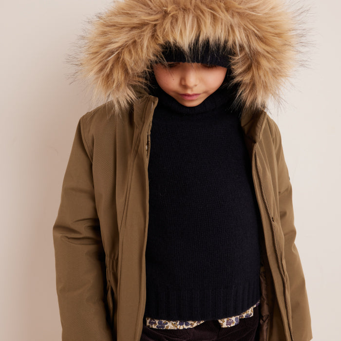 Bonpoint Child Temperance Cashmere Sweater Marine Blue