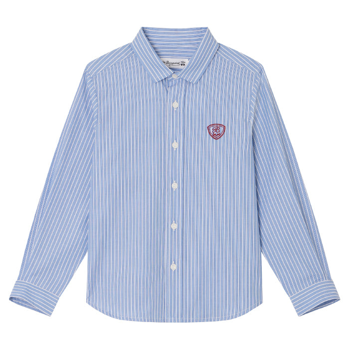 Bonpoint Child Tangui Shirt Blue Stripes
