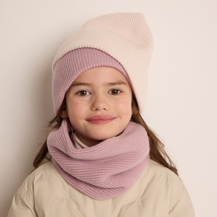 Bonpoint Child Benny Cashmere Hat Pale Pink