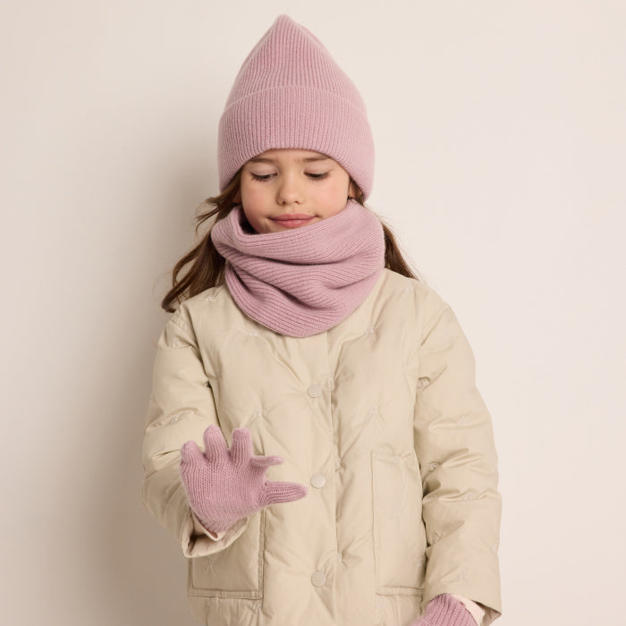 Bonpoint Child Benny Cashmere Hat Peony Pink