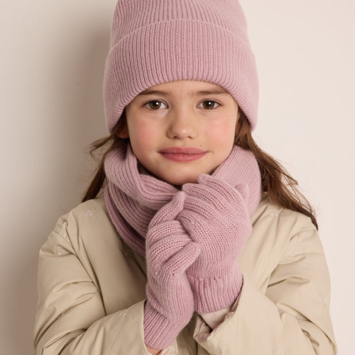 Bonpoint Child Benny Cashmere Hat Peony Pink