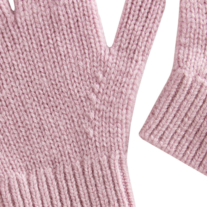 Bonpoint Child Birk Cashmere Gloves Peony Pink