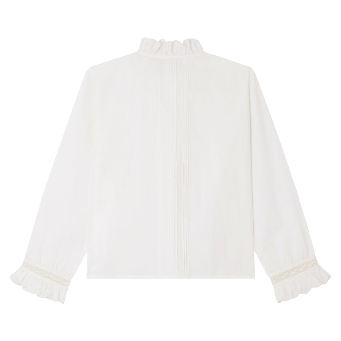 Bonpoint Child Tivi Blouse Milk White