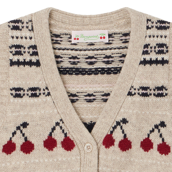 Bonpoint Child Thevy Vest Putty Beige