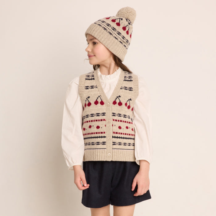 Bonpoint Child Thevy Vest Putty Beige