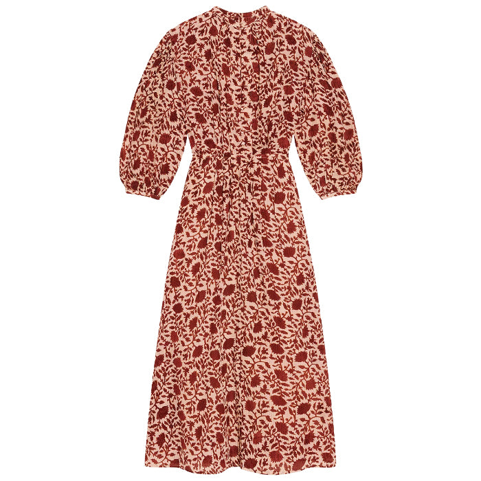 Bonpoint Woman Ischia Dress Ruby Red Floral