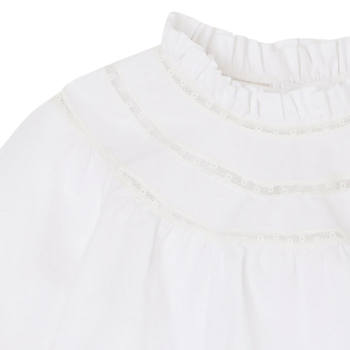 Bonpoint Baby Jelexi Blouse Milk White