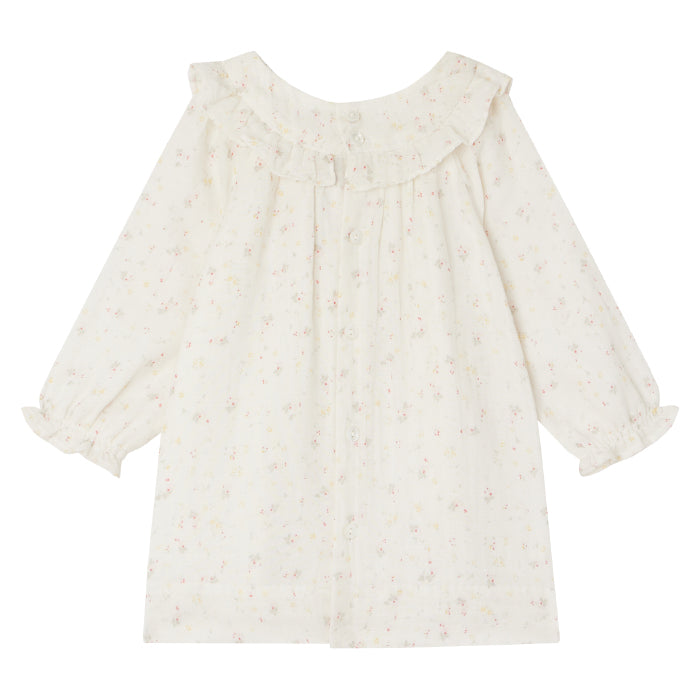 Bonpoint Baby Davina Dress Blush Cream Floral