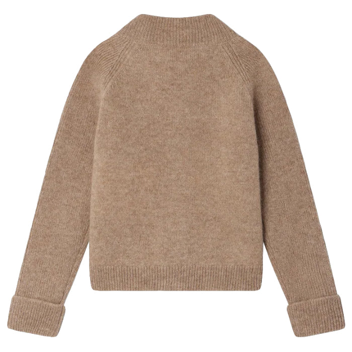 Bonpoint Baby Thylio Cashmere Cardigan Praline Brown