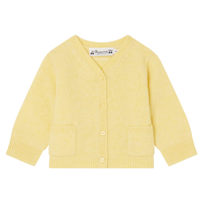 Bonpoint Baby Tahiel Cardigan Yellow