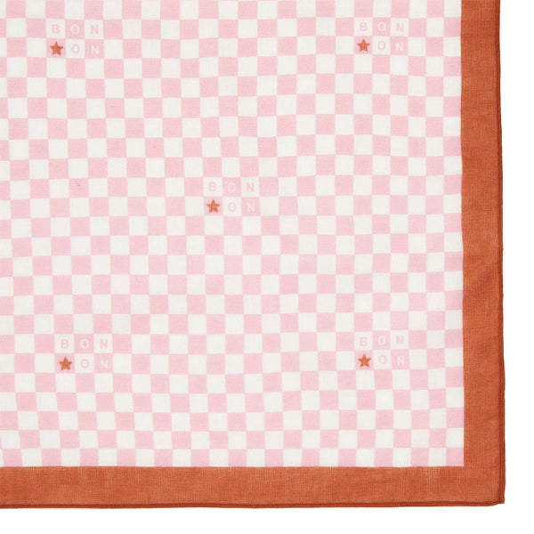 Kids Bonton Checkerboard Sweater - Rose Wood Pink