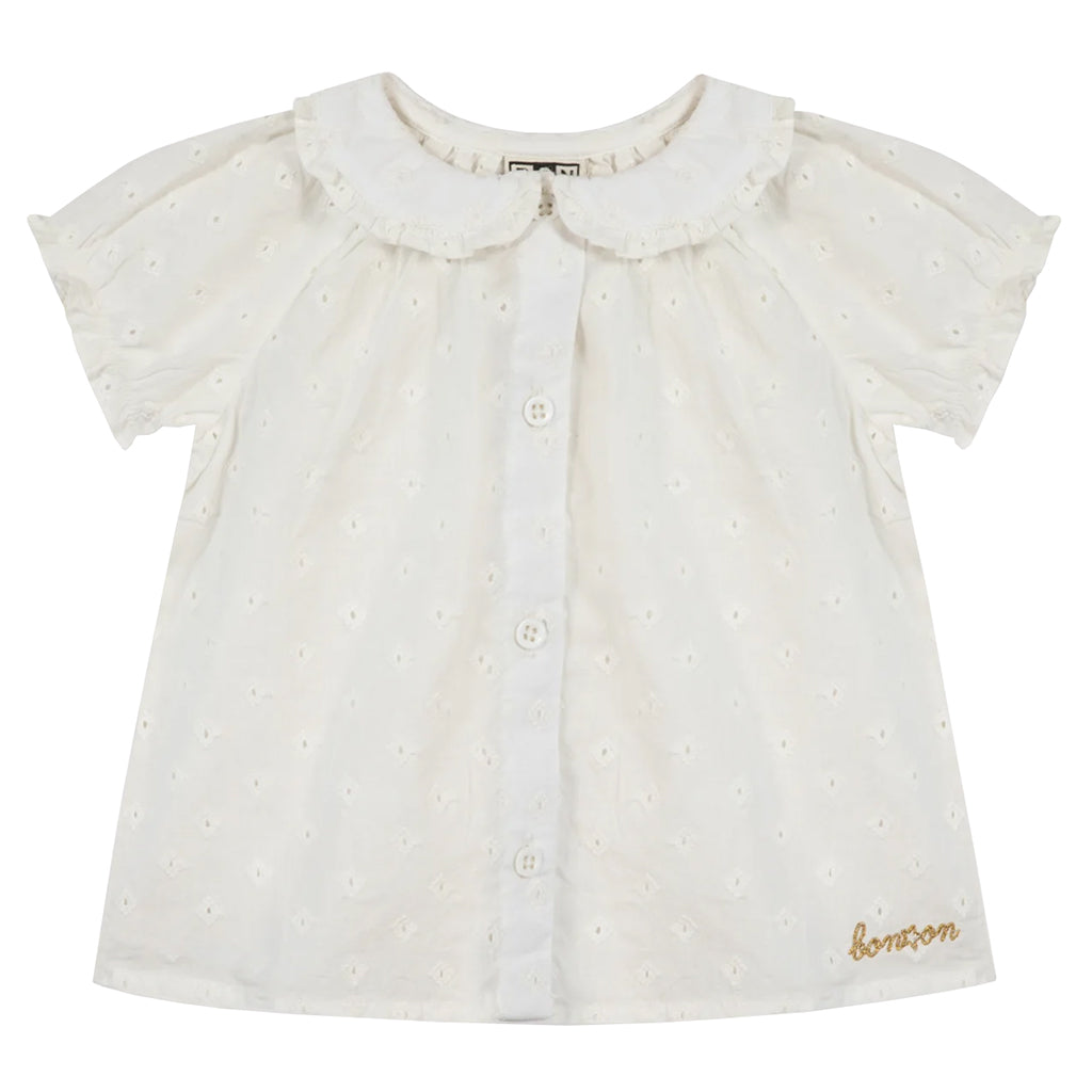 Bonton Baby Aria Blouse Paloma White