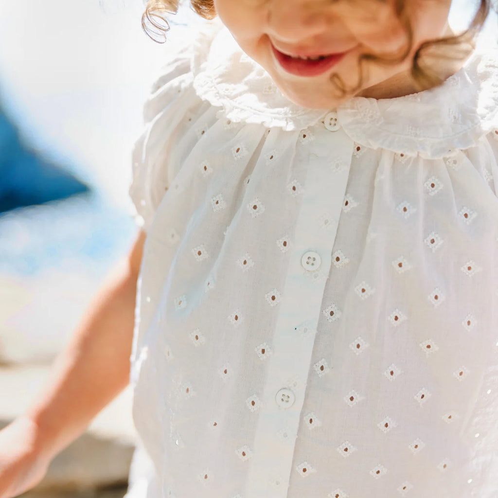 Bonton Baby Aria Blouse Paloma White