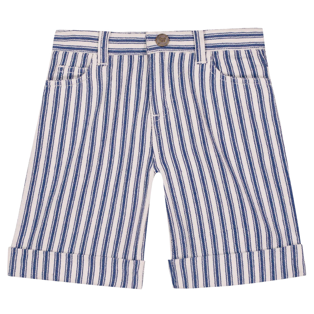 Bonton Child Nuts Shorts Virgil Blue Stripes