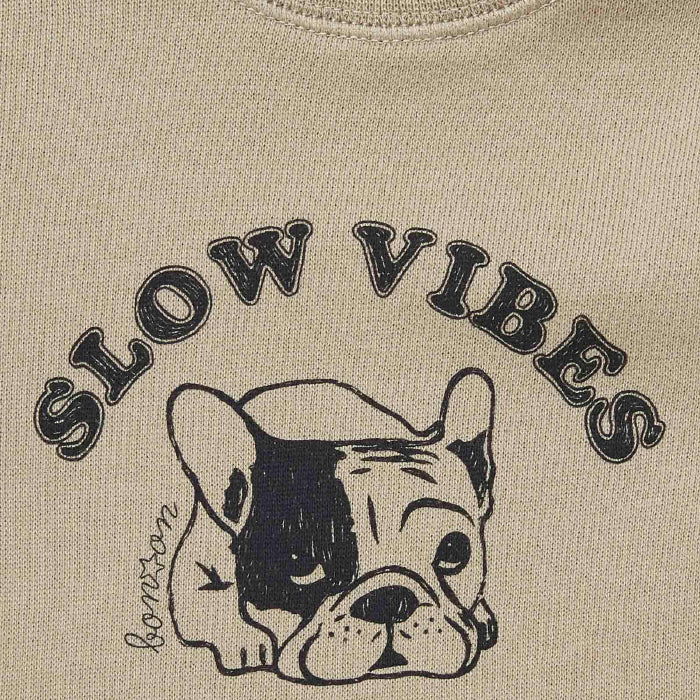 Bonton Baby Slow Vibes Sweatshirt Cobblestone Brown