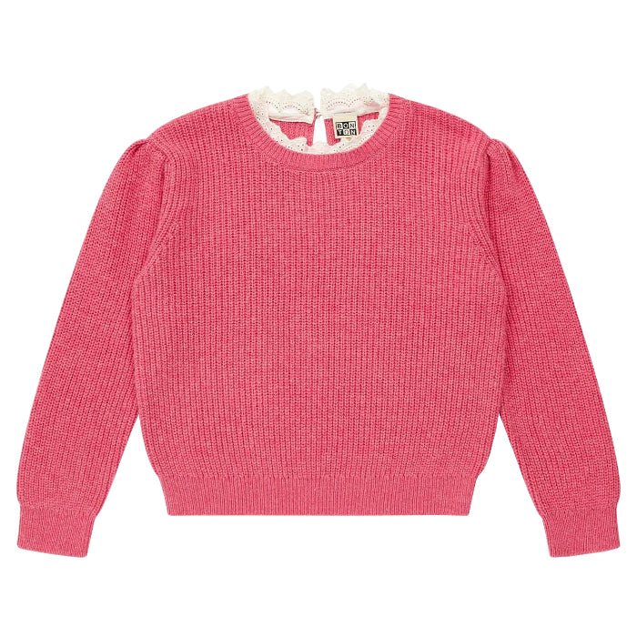 Bonton Child Sweater Fresh Rose Pink
