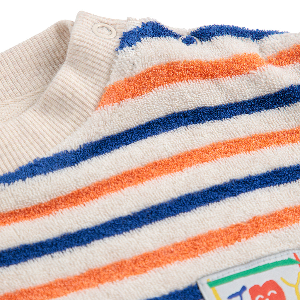 Bobo Choses Baby Striped Terrycloth Sweatshirt Multicolour