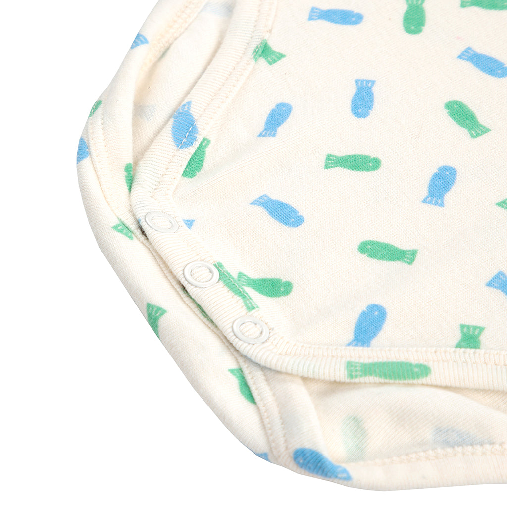 Bobo Choses Baby Lucky Fish Three Piece Gift Set Blue