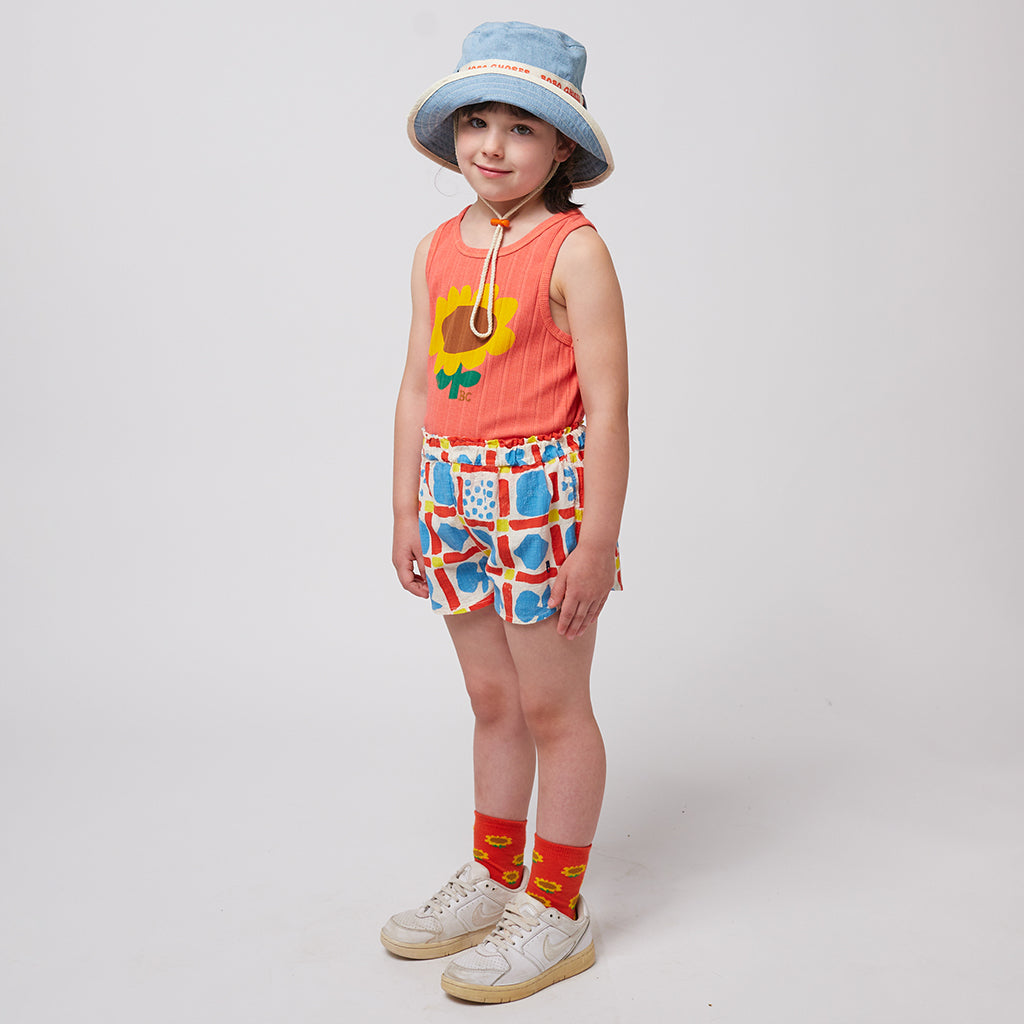 Bobo Choses Child Sunflower Tank Top Red