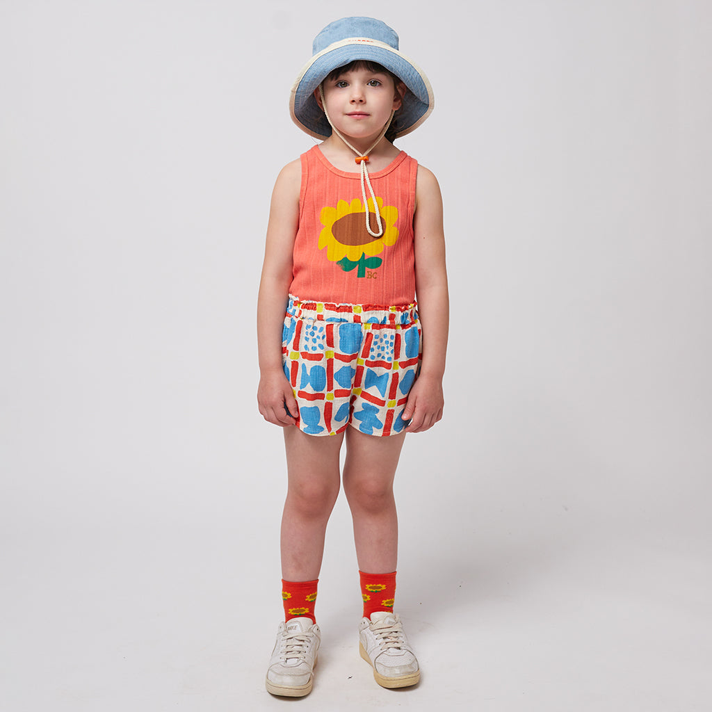 Bobo Choses Child Sunflower Tank Top Red