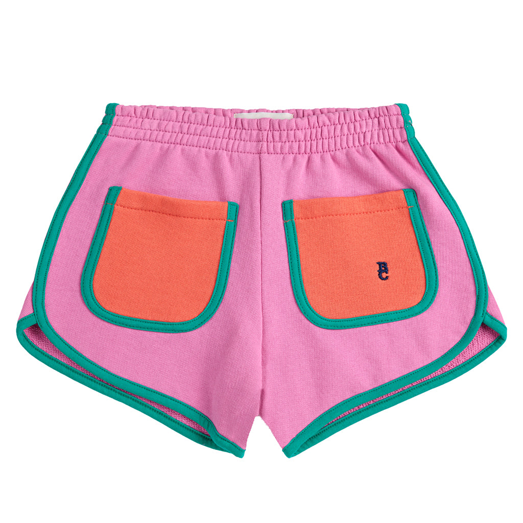 Bobo Choses Child Colour Block Shorts Fuchsia Pink