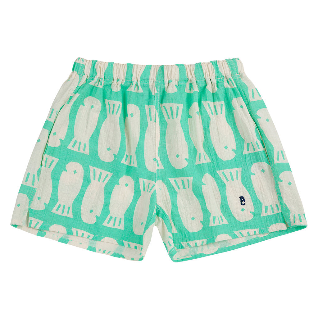 Bobo Choses Child Lucky Fish All Over Shorts Light Green