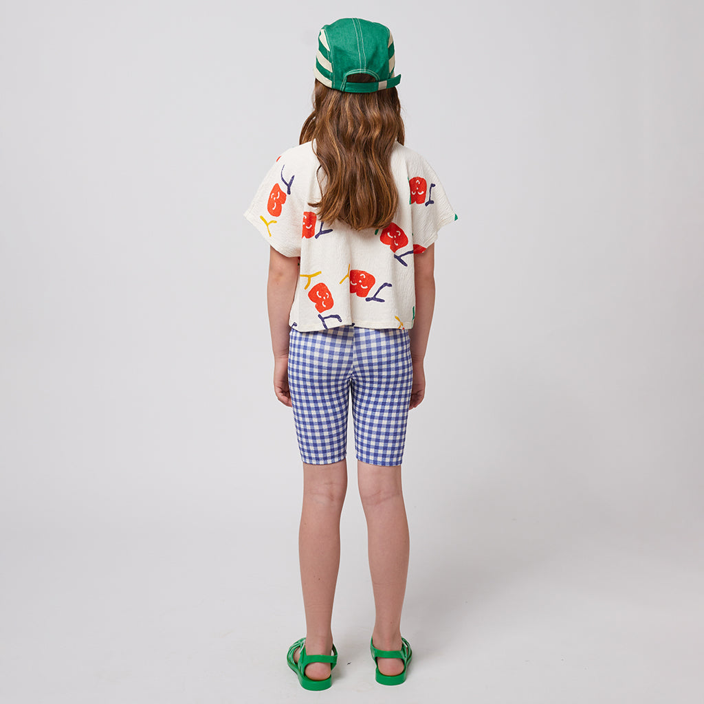 Bobo Choses Child Vichy Short Leggings Blue