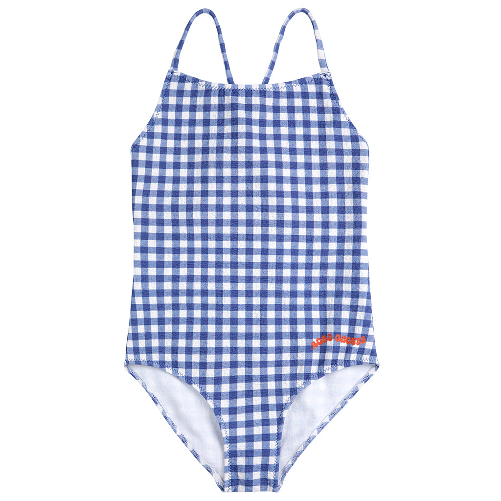 Bobo Choses Child Vichy Swimsuit Blue