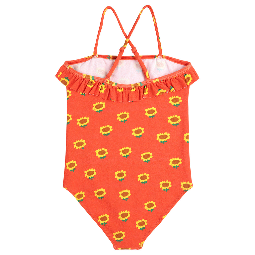 Bobo Choses Child Sunflower All Over Swimsuit Red