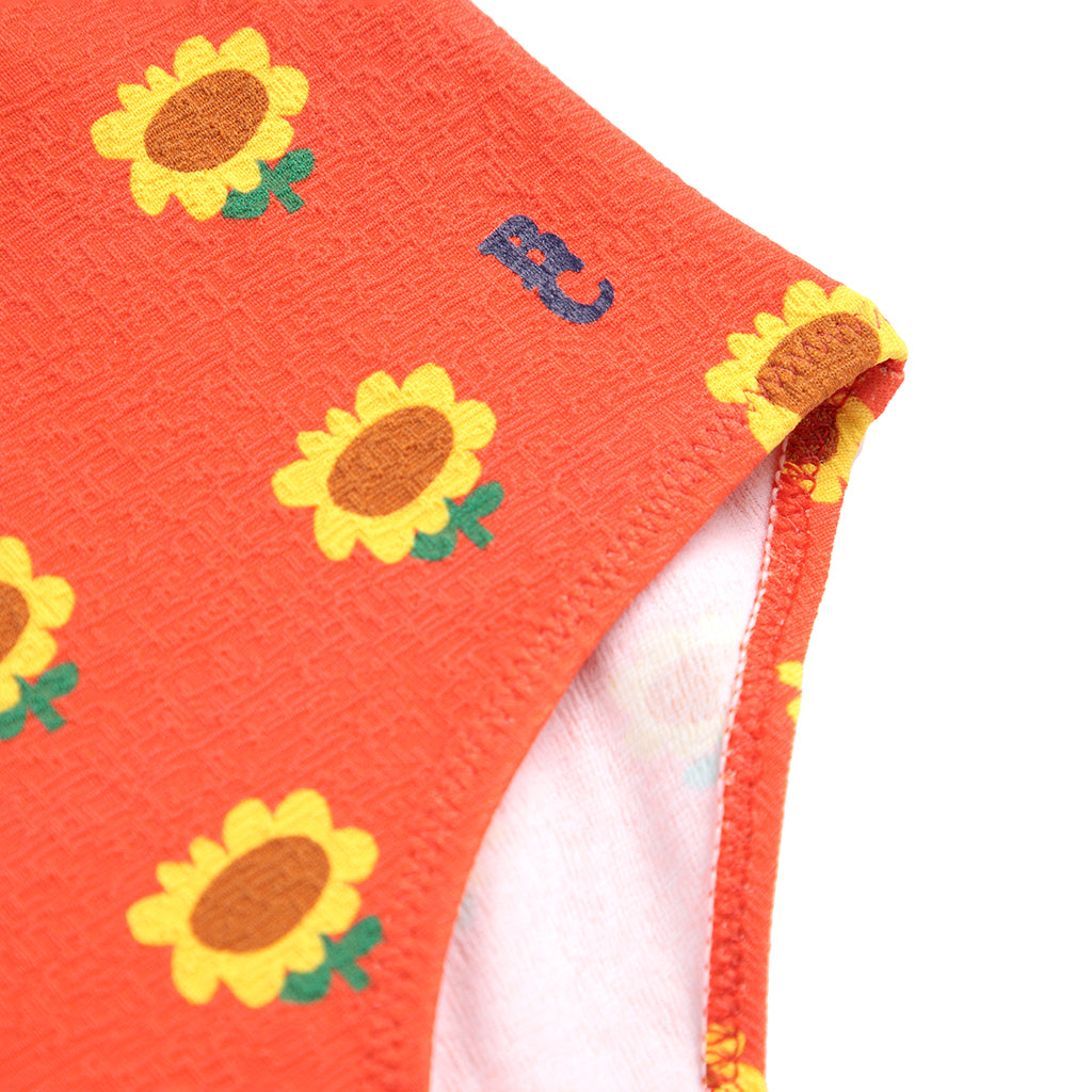 Bobo Choses Child Sunflower All Over Swimsuit Red