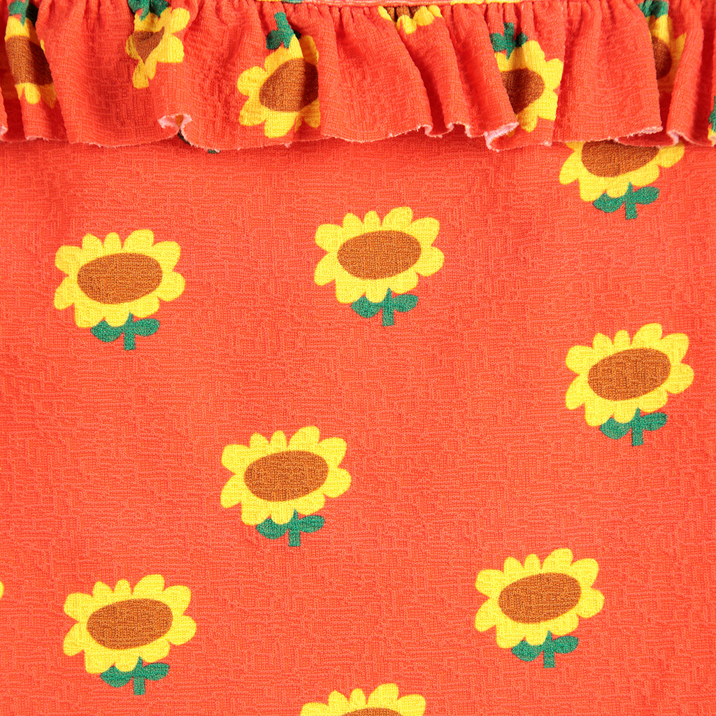 Bobo Choses Child Sunflower All Over Swimsuit Red